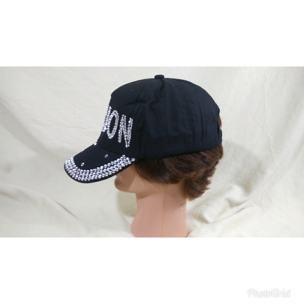 Women Bling Rhinestone Hat - Picture 4 of 5